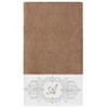 Linum Home Textiles 100% Turkish Cotton MONICA 3PC Embellished Towel Set - 3 of 4