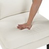 Corduroy Upholstery Modern Accent Chair with Foam Seat, Reversible Cushions, Removable Cover and Pillow - 4 of 4