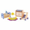 Hape Wooden Dollhouse Furniture Baby's Room Set, 1:12 Scale - 3 of 4