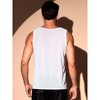 INSPIRE CHIC Men's Sleeveless Crew Neck Party Mesh Sheer Tank Top - 3 of 4