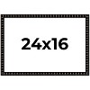 PosterPalooza | 24x16 Bamboo Picture Frame, UV Acrylic, 4 Finishes - Brown, Black, Gold, and Natural - 2 of 4