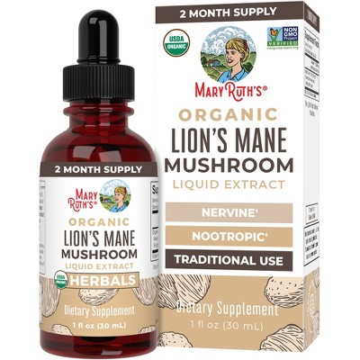 MaryRuth's Lion's Mane Drops, Org, 1 oz