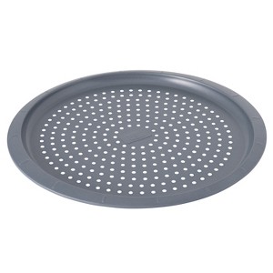 BergHOFF GEM Non-Stick Carbon Steel Perforated Pizza Pan, Round - 1 of 3