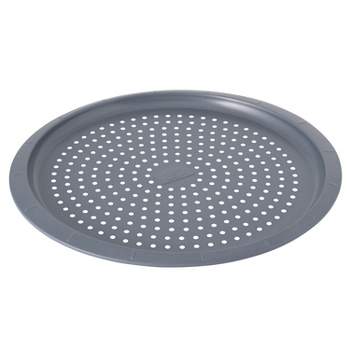 BergHOFF GEM Non-Stick Carbon Steel Perforated Pizza Pan, Round