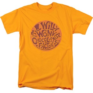 Willy Wonka And The Chocolate Factory Circle Logo Adult T-Shirt - 1 of 4