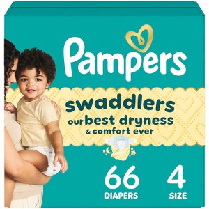 Pampers Swaddlers Sensitive Disposable Diapers - (Select Size and Count) - 1 of 4
