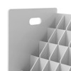 YIYIBYUS 50-slot Blueprint Organizer, Roll File Storage Holder, Movable Roll File Cart - 4 of 4
