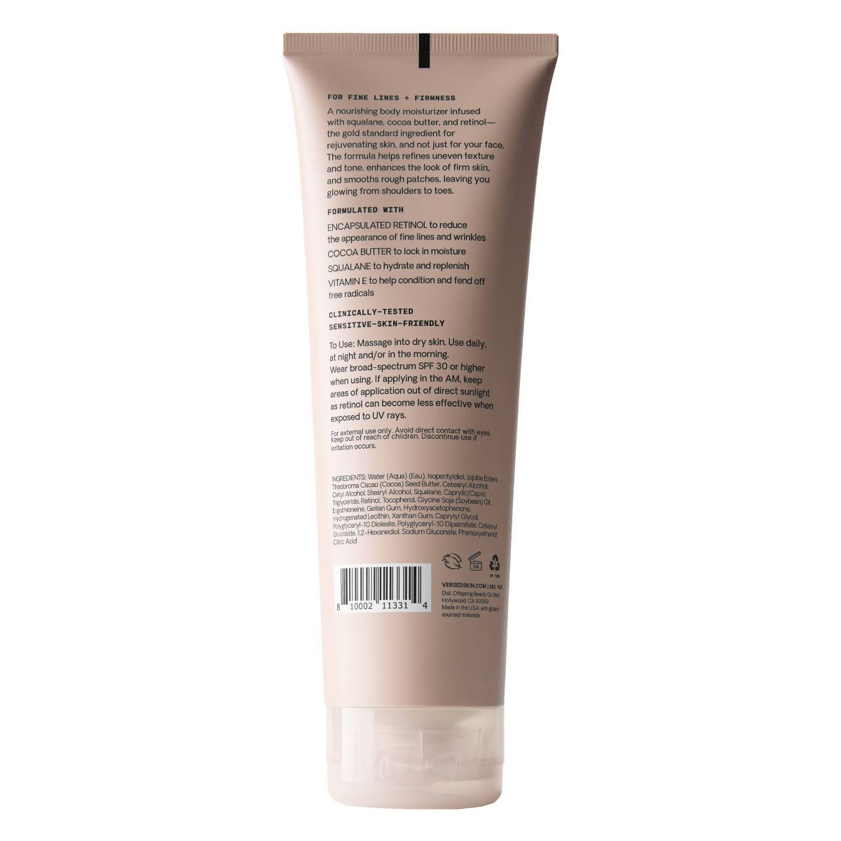Versed Press Restart Retinol Body Lotion - 8 fl oz - thumbnail 7