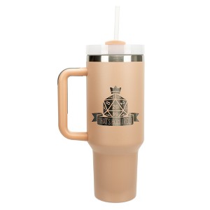 100 North That's How I Roll Nat 20 Dice Role Playing Game Wrap-Around 40 Oz. Stainless Steel Water Bottle Coffee Mug, Spill & Leak Resistant, Travel - 1 of 4