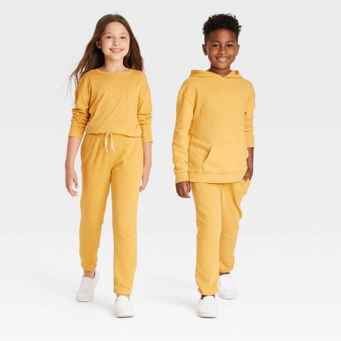 Kids' Jogger Pants - Cat & Jack™ Yellow XXL