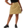 Agnes Orinda Women's Plus Size A Line Above Knee Zipper Front Flare Short Skirt - 3 of 4