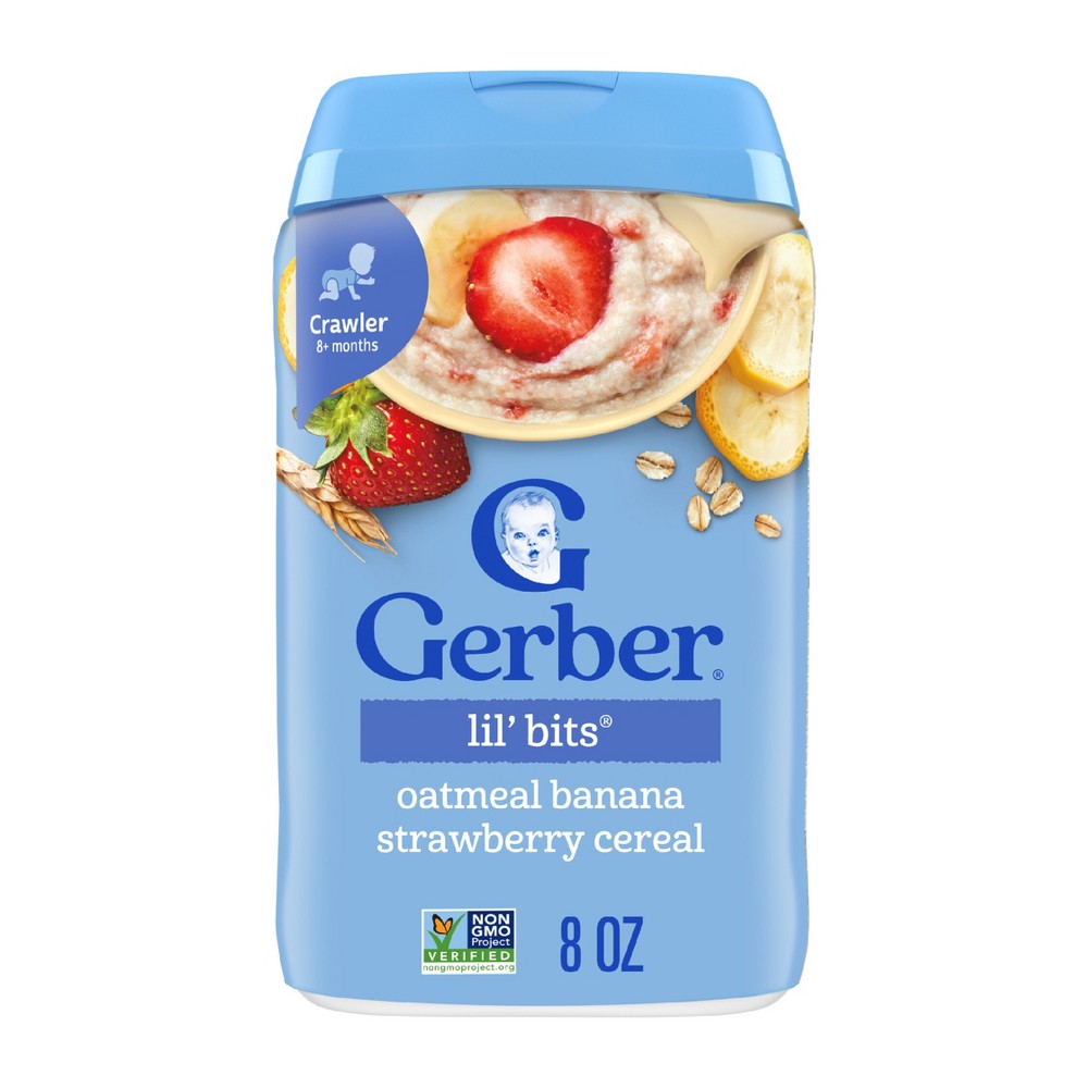 UPC 015000070311 product image for Gerber Baby Food Stage 3 Oatmeal Banana Strawberry Baby Cereal - 8oz | upcitemdb.com