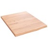 vidaXL Wall Shelf Light Brown 15.7 in.x19.7 in.x0.8 in. Treated Solid Wood Oak - 2 of 4