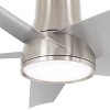 58" Minka Aire Chubby II Brushed Nickel LED Smart Hugger Fan - 3 of 4