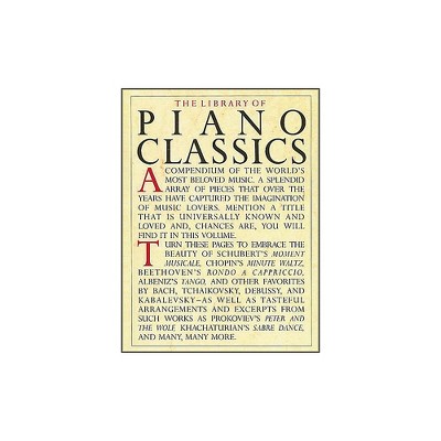 Music Sales The Library Of Piano Classics