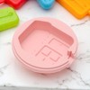 Unique Bargains Popsicles Mould Hand Washable Plastic Pink 3.46"x3.46"x0.94" 1 Pc - 2 of 4