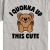 Boys' - Instant Message - I Quokka Up This Cute Short Sleeve Graphic T-Shirt - 2 of 4