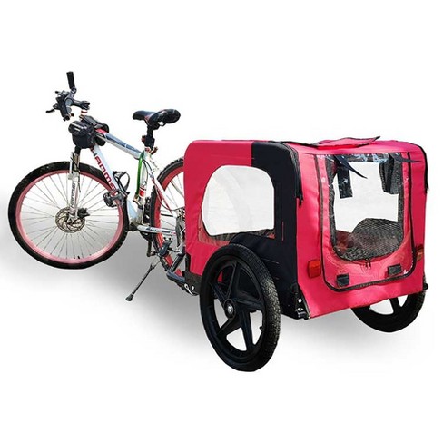 Foldable Dog Bike Trailers Pet Bike Trailer With 16 Inch Wheels Safety Reflectors And Flag Internal Leash Waterproof Mesh Dog Bike Trailer Target