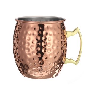Unique Bargains Stainless Steel Wedding Party Shatterproof Reusable Cocktail Mug - 1 of 4