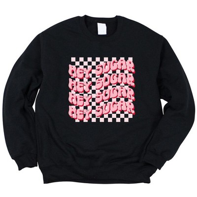 Simply Sage Market Women's Graphic Sweatshirt Hey Sugar Wavy Stacked