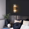 LNC Polmbafee 2-Lights 4.7" Luxury and Glam Flush Mount Wall  Lights, Antique Goldleaf and Seeded Glass - 2 of 4