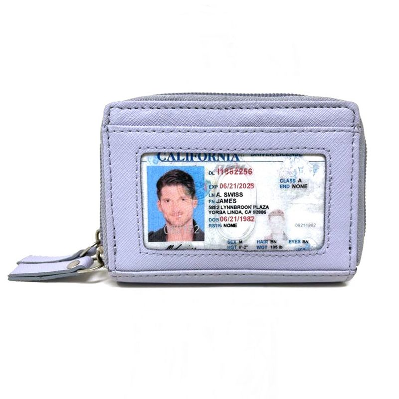 Alpine Swiss Womens Accordion Organizer Wallet Leather Credit Card Case ID, 4 of 10