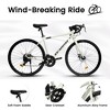 YONWAY 700C Lightweight Aluminum Road Bike, 16-Speed Racing Bicycle, for Men and Women - 4 of 4