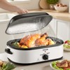 VEVOR Roaster Oven, 18QT Electric Roaster Oven, 150-450℉ Adjustable Temperature Electric Roasting Pan, Multifunctional Electric Roasters Oven, White - 2 of 4