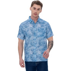 HAPPY BAY Mens Hawaiian Shirts Short Sleeve Button Down Shirt Men's Casual Vacation Tropical Beach Summer Party Shirts for Men Funny - 1 of 4