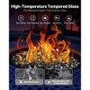 VEVOR Fire Glass, 10 LBS / 4.5 KG High-Temperature Resistant Fireplace Rocks, 1/2-Inch / 12.7 mm Reflective & Smokeless Firepit Glass Rock, Black - 4 of 4