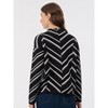 Jones New York Mock Neck Chevron Jacquard Sweater - 3 of 3