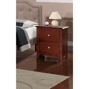 NicBex Nightstand with 2 Drawers Wooden Bed Side Table End Table with Storage Space for Bedroom, Living Room, Study - 1 of 4