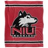 Northern Illinois University Primary Logo Stripes Silky 50x60 Blanket, 1 Sided - 2 of 4