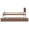 Cesicia Twin Size Platform Bed Frame with Trundle - 2 of 4