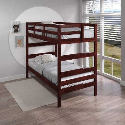 Donco Promo Shaker Twin Over Twin Cappuccino Bunkbed