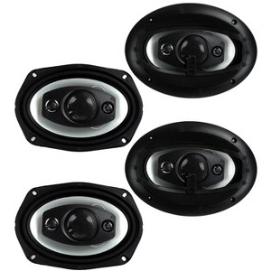 Boss Riot R94 6x9" 1000W 4 Way Car Coaxial Audio Speakers Stereo - 1 of 4