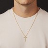 Turandoss Cross Necklace for Men Boys - Stainless Steel Pendant Chain Necklaces, Mens 16-30 Inches Chain Gold Cross Necklace Jewelry Gifts - 3 of 4