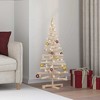 vidaXL Christmas Trees with Stand Natural 47.2" Solid pine wood - 2 of 4
