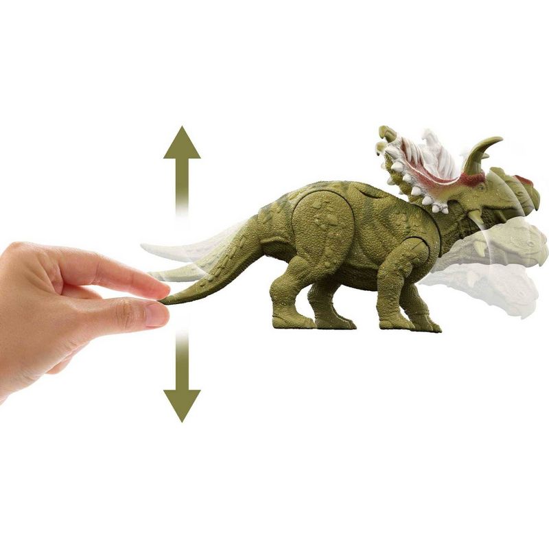 Jurassic World Legacy Collection Kosmoceratops Dinosaur Figure with Attack Action, 3 of 9