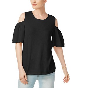 Charter Club Womens Cashmere Cold-Shoulder Pullover Sweater - 1 of 1