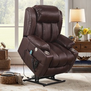 Arceso Dual Motor Power Lift Recliner Chair for Elderly, Oversized Recliner Chair, Lift Recliner Chair with Heat and Massage, USB Ports - 1 of 4