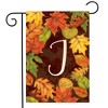 Briarwood Lane Fall Garden Flag 12x18 For Outdoor Fall Leaves Monogram Letter J For Fall Garden Flag Flags For Outside - 2 of 4