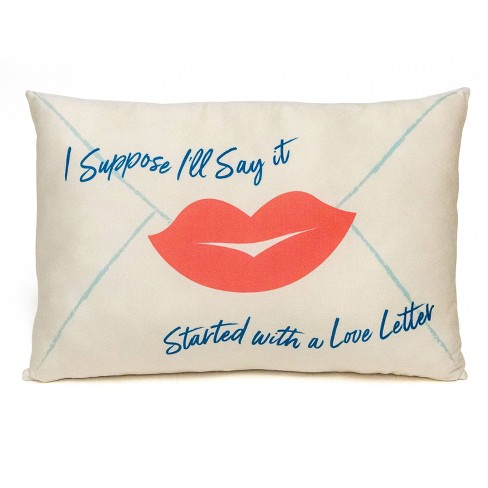 Netflix: To All the Boys I've Loved Before Love Letter Shaped Pillow - image 1 of 4