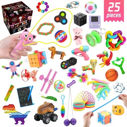 Novelty Ultimate Fidget Toy Mystery Box: 25 Surprises of Trending Toys and  Gadgets - Unleash the Excitement