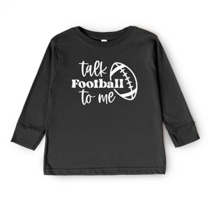 The Juniper Shop Talk Football To Me Ball Youth Long Sleeve Tee - 1 of 4