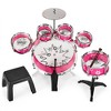 Best Choice Products 11-Piece Kids Starter Drum Set w/ Bass Drum, Tom Drums, Snare, Cymbal, Stool, Drumsticks - 4 of 4