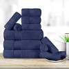 Luxury Cotton Heavyweight Solid Plush Towel Set by Blue Nile Mills - 2 of 4