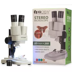 Kids' Portable Battery Powered Stereo Microscope with Dual LED Lights - AmScope