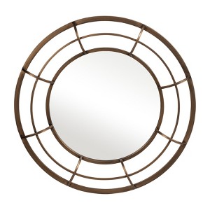 Sagebrook Home 28" in Diameter Gold Finish Expanding Rings Circular Wall Mirror for Entry, Hallway, Bathroom, Dining Room or Bedroom - 1 of 4