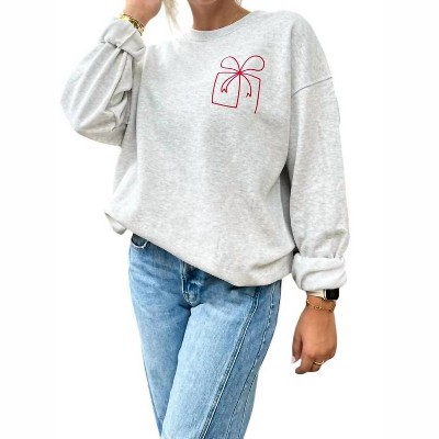Women's Be Present Holiday Sweatshirt - OLIVER & OTIS